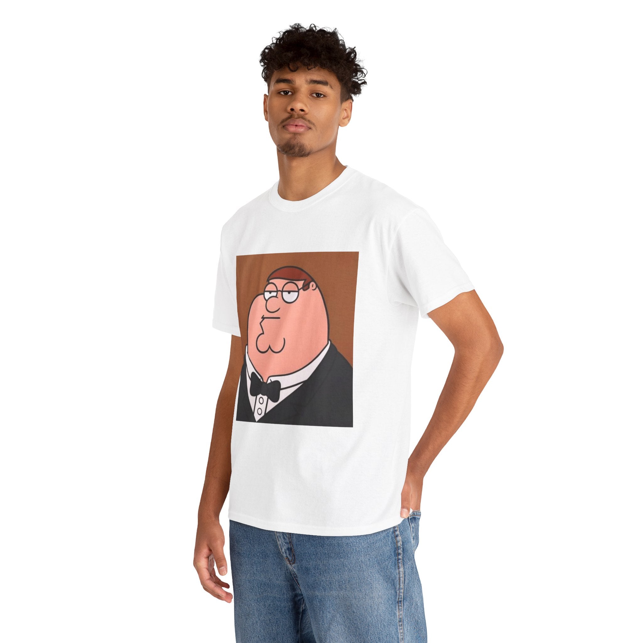 Peter Griffin T-Shirt — Classy Cartoon Suit Graphic Tee