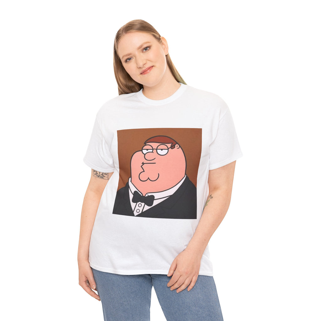 Peter Griffin T-Shirt — Classy Cartoon Suit Graphic Tee