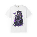 Anime Dark Sorcerer Graphic T-Shirt — Purple Shadow Jujutsu Design