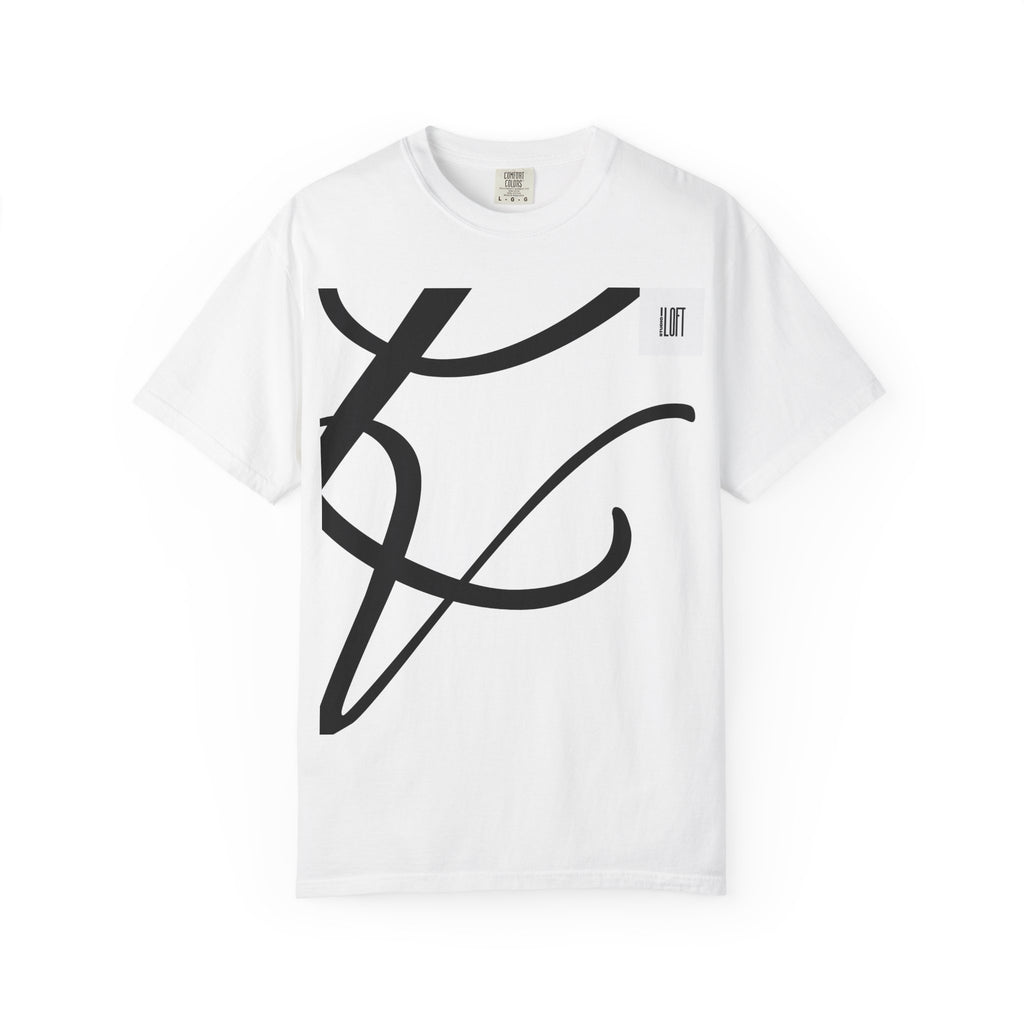 Script Stroke T-Shirt — Minimalist Calligraphy Graphic Tee