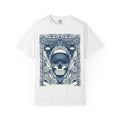 Skull Crown Graphic T-Shirt — Vintage Ornate Skeleton Design