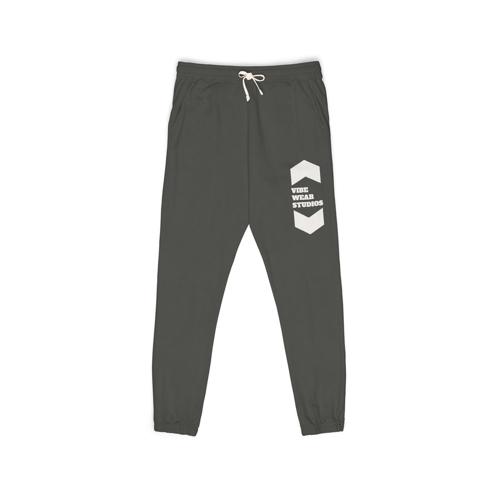 small stacked text sweatpants | charcoal fleece joggers