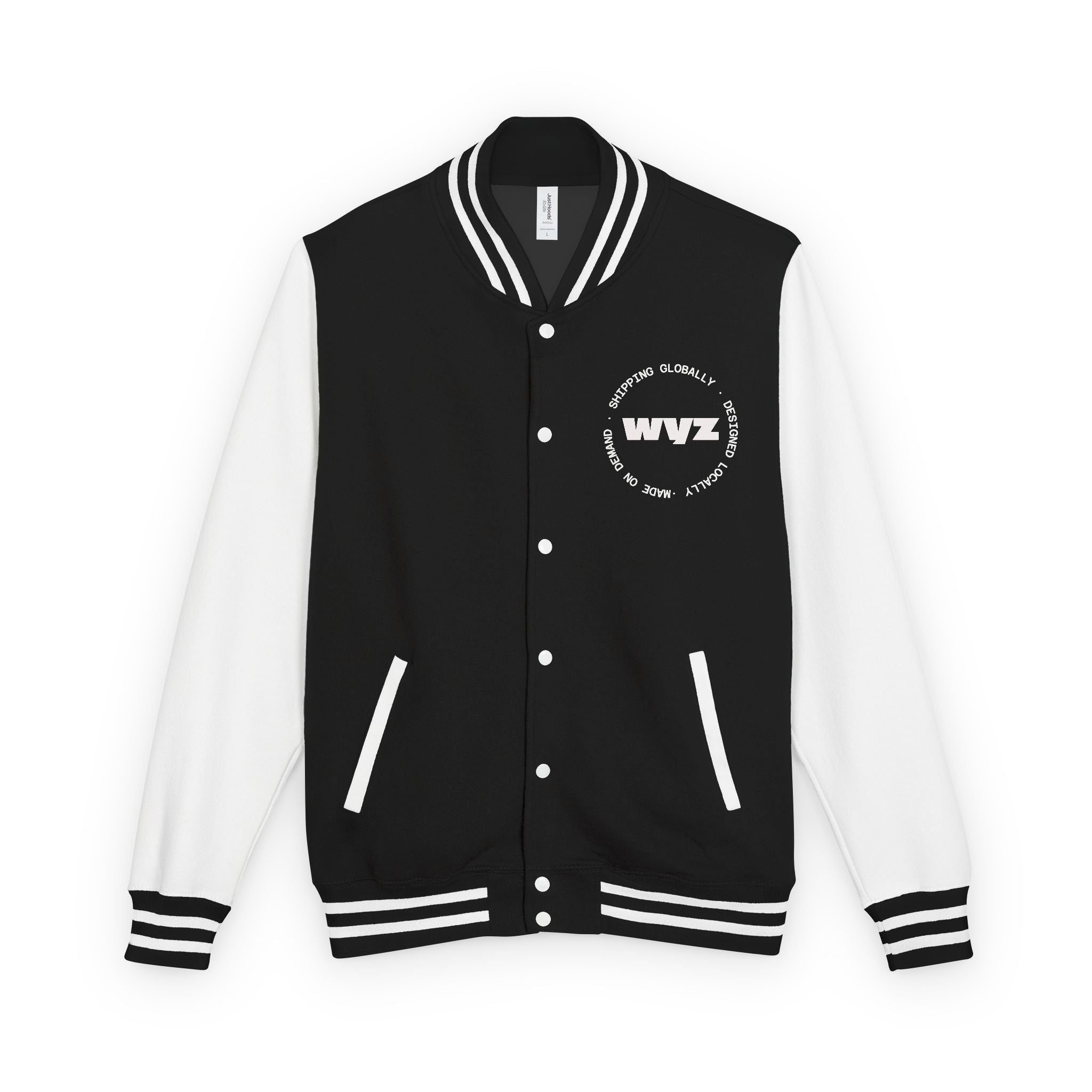 Sunset Beach Letterman Jacket – Retro Palm Tree Varsity Jacket