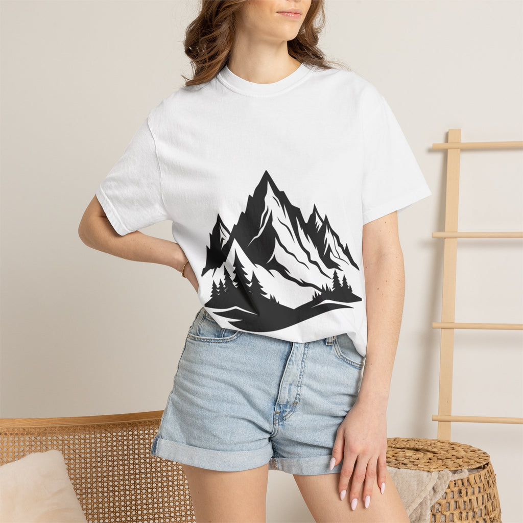 Mountain Silhouette T-Shirt — Scenic Peak Graphic Tee